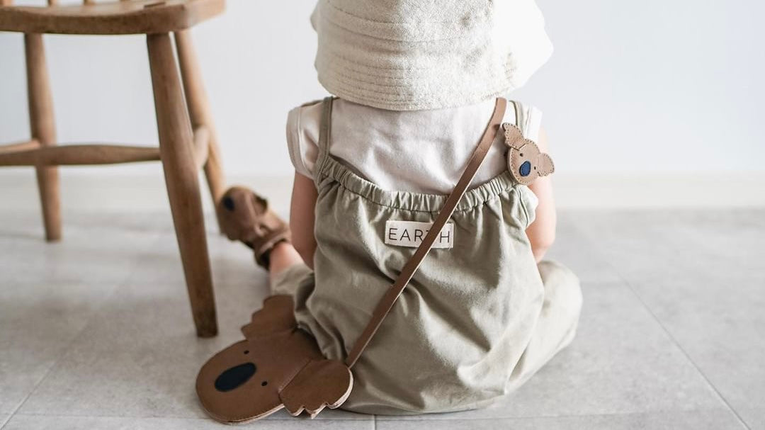 EARTH ロンパース EARTH THE ARCHIVE】 Baby Sweatsuit - Burgundy | RIRIBELL