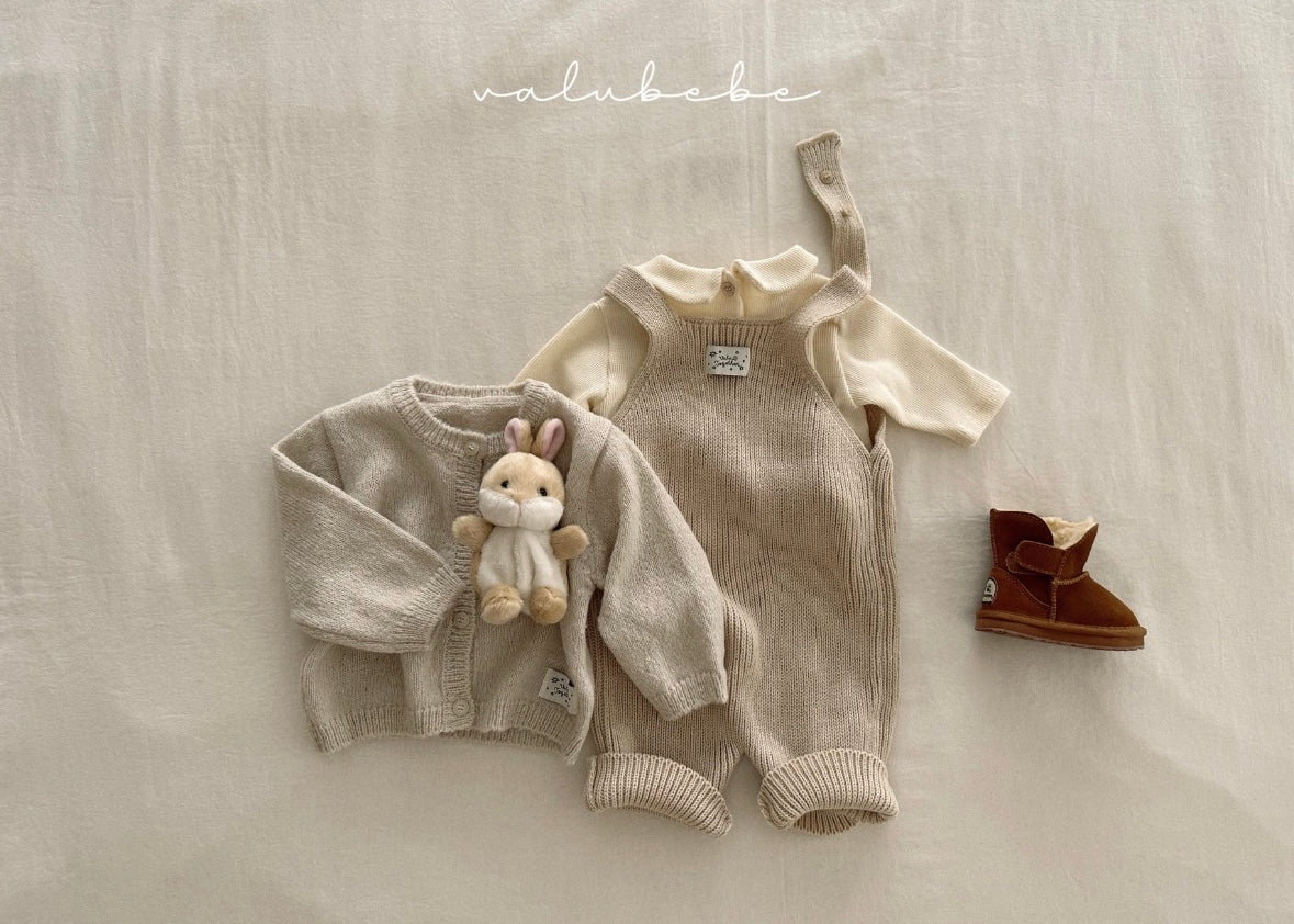waffle round collar tee