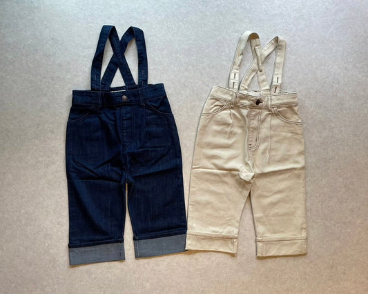 roll-up wide salopette