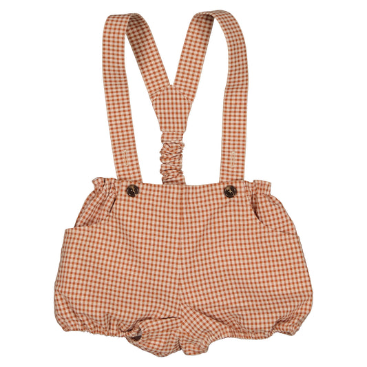 Bloomer straps TERNES - seersucker terracota