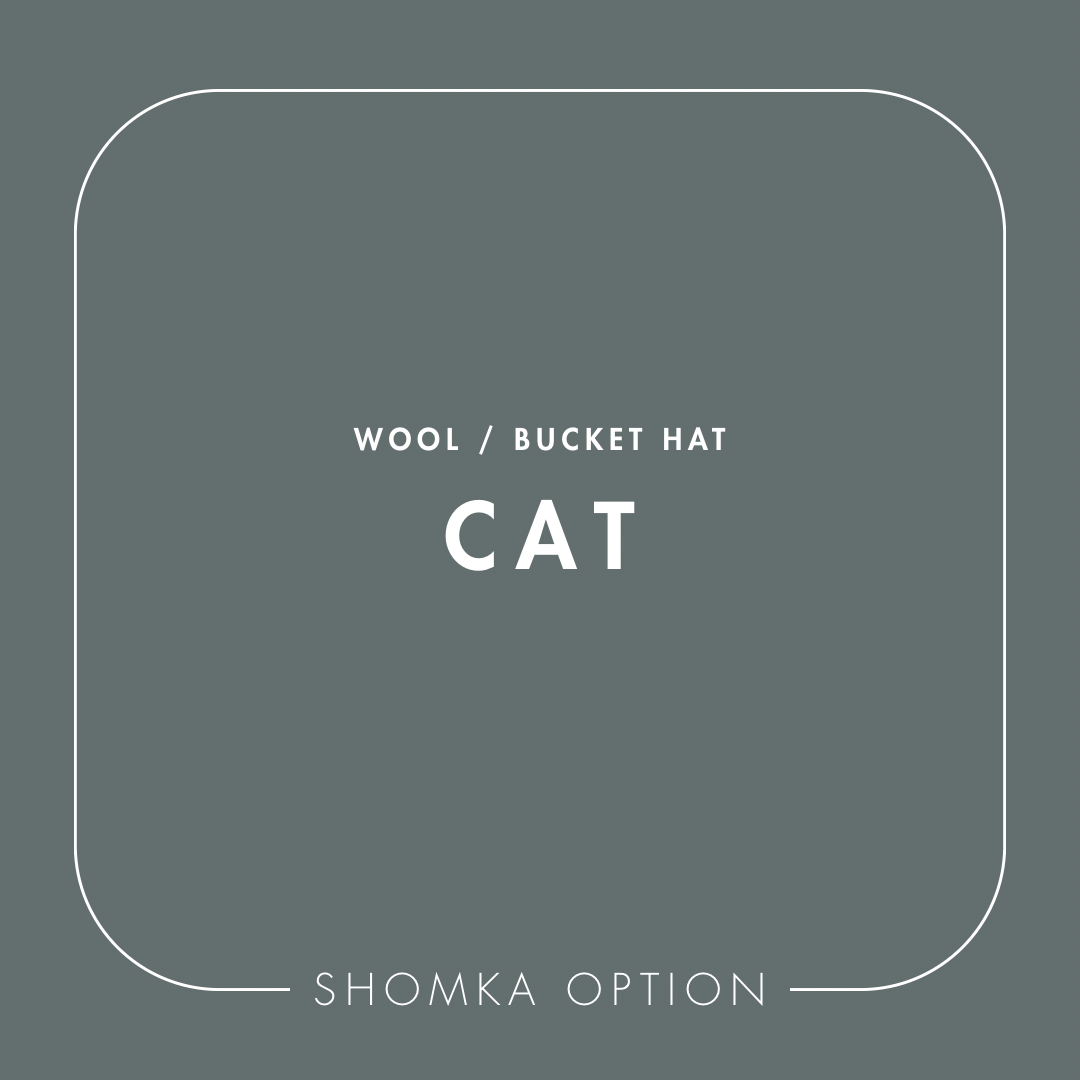 【SHÓMKA】option / type (wool bucket hat)