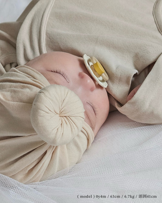 donut turban / natural