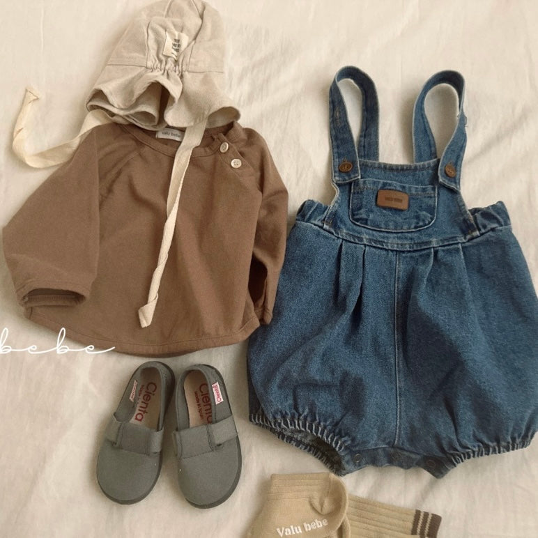basic button tee