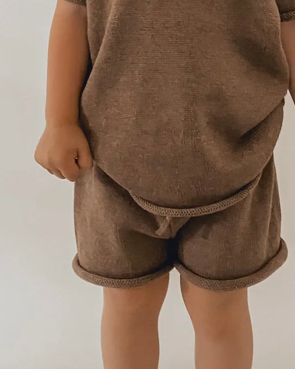 Shorts - Brown Melange