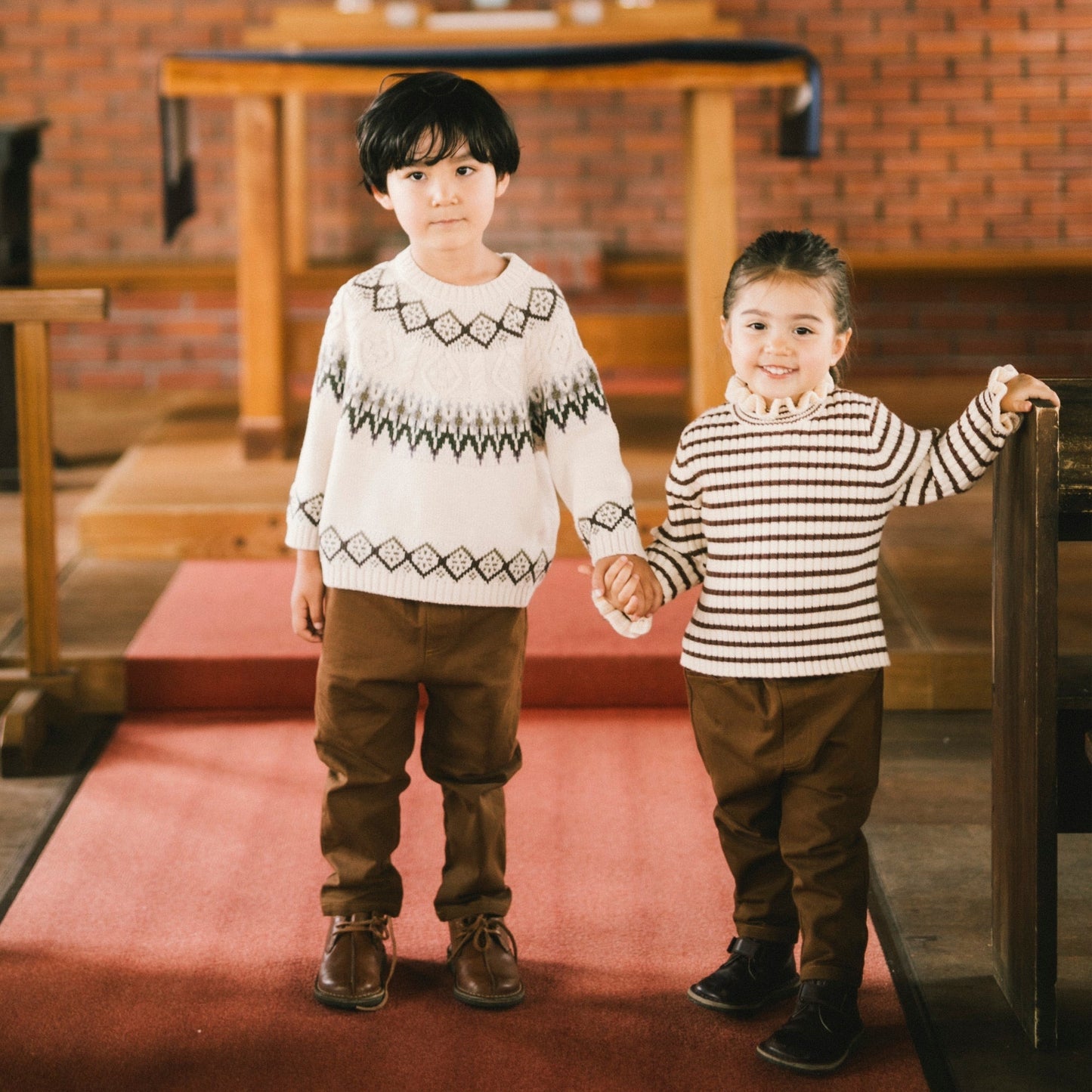 Knit T18 Frill - Brown