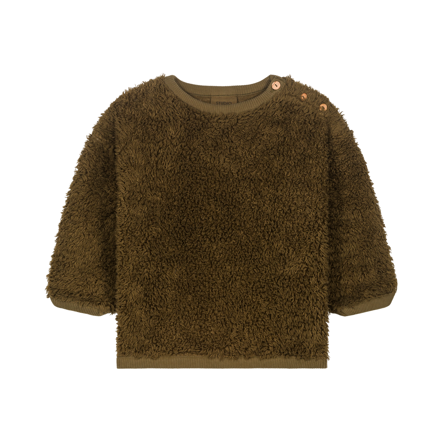 SWEAT-SHIRT OURS - KAKI