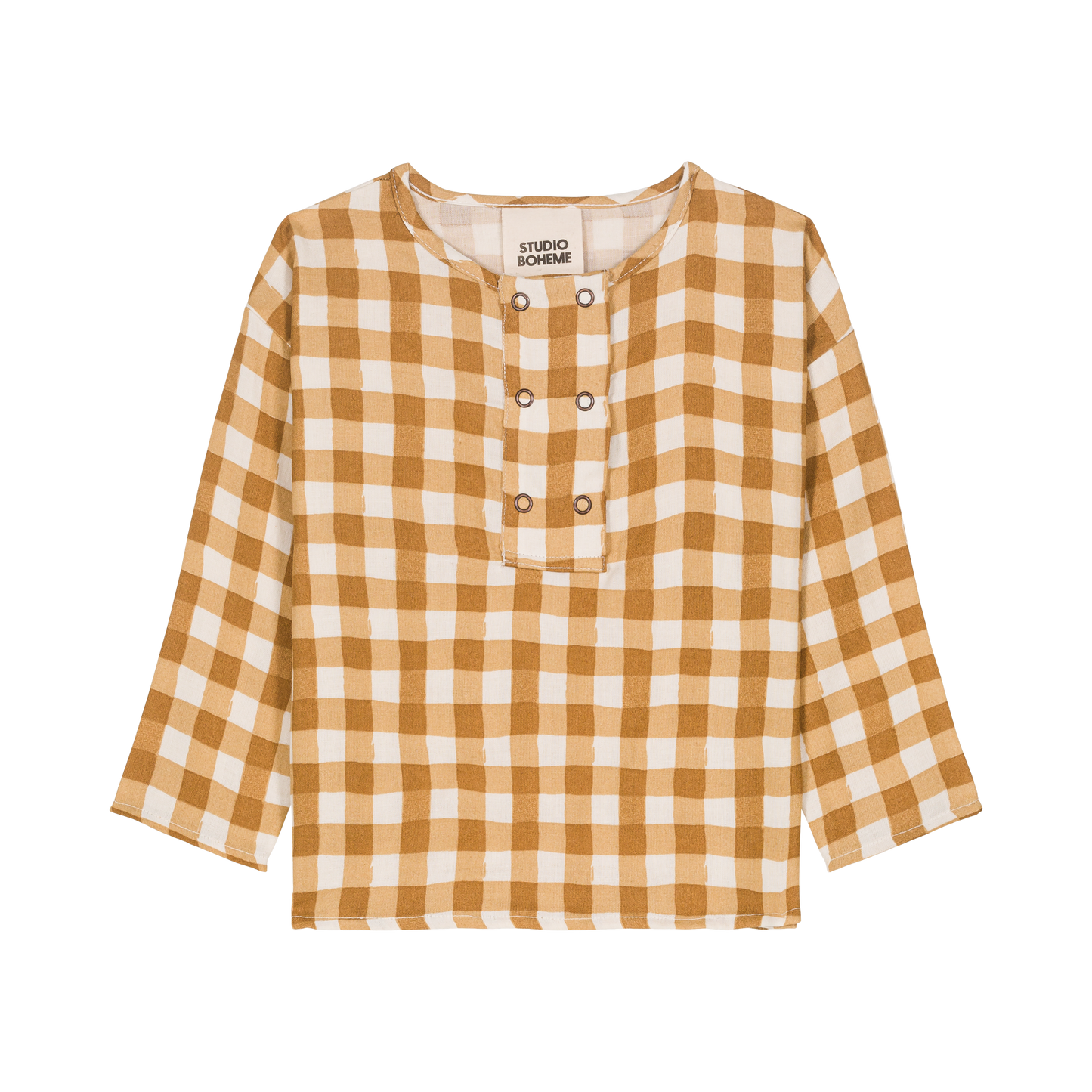 KURTA ROMEO - CARAMEL VICHY