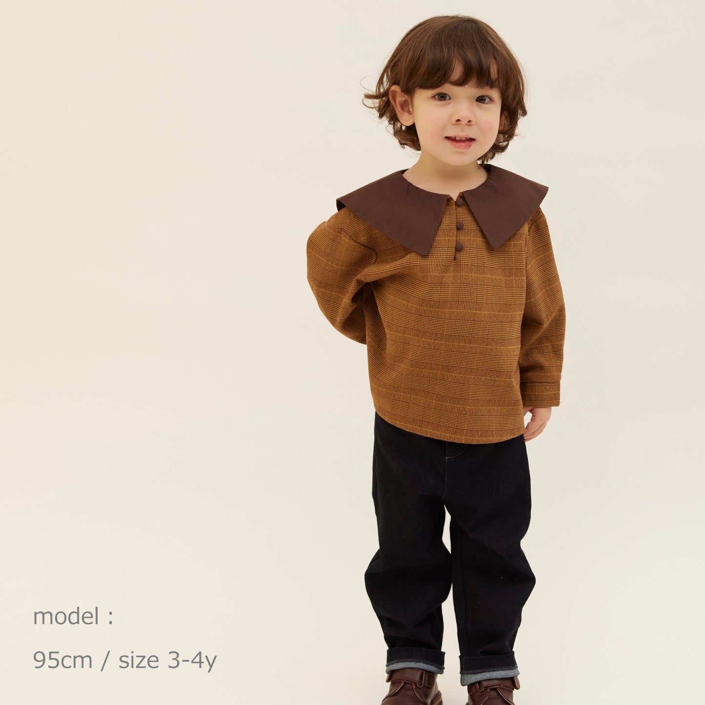 Blouse e3 - brown