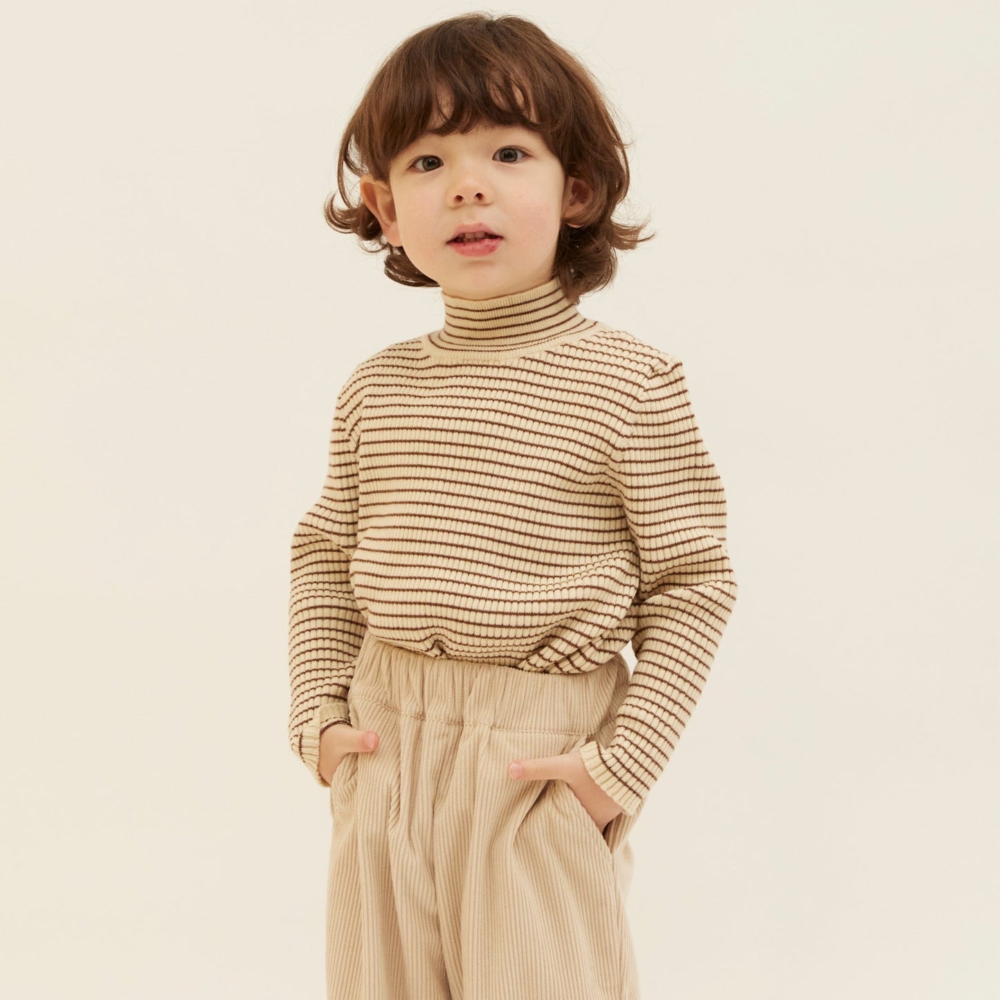 Knit T10 High Neck - Brown