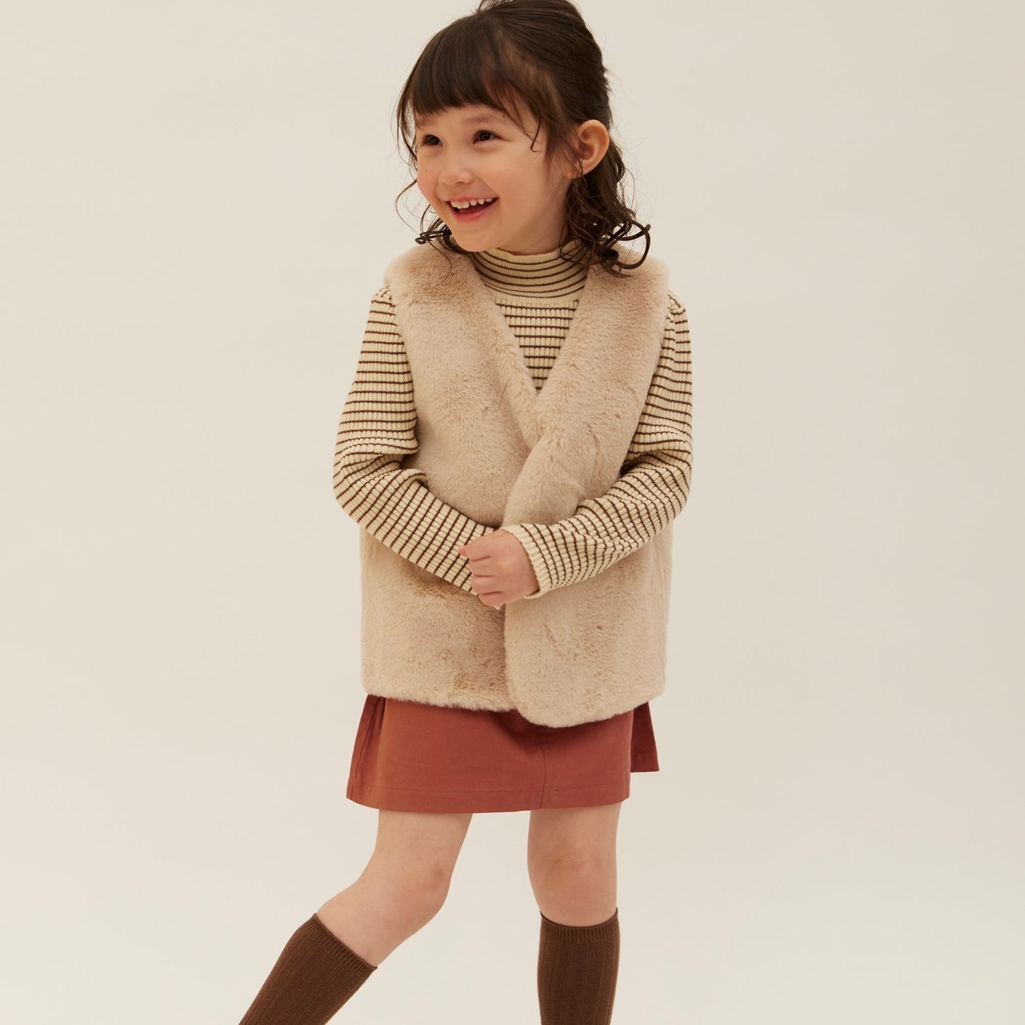 Knit T10 High Neck - Brown