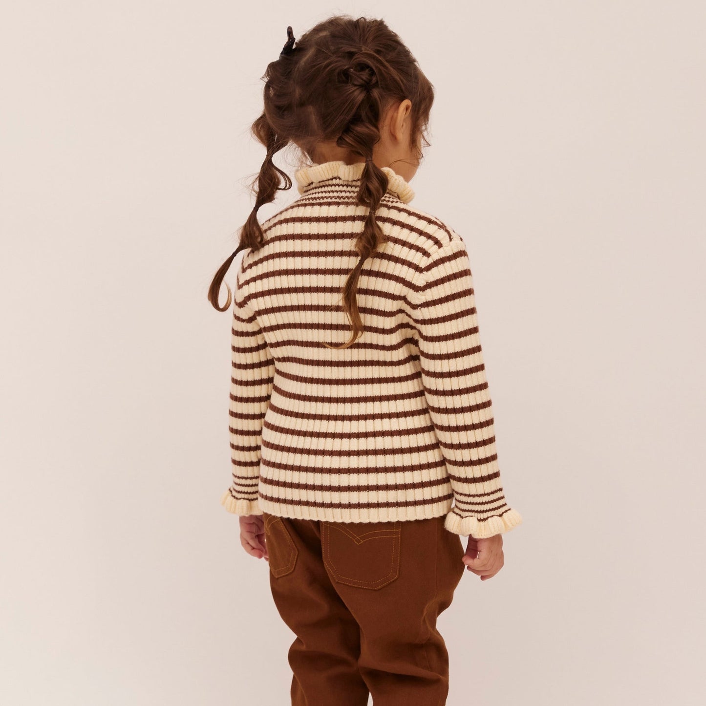 Knit T18 Frill - Brown