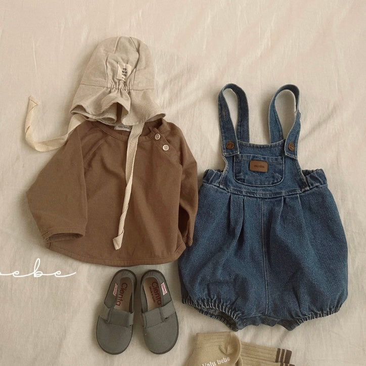 basic button tee