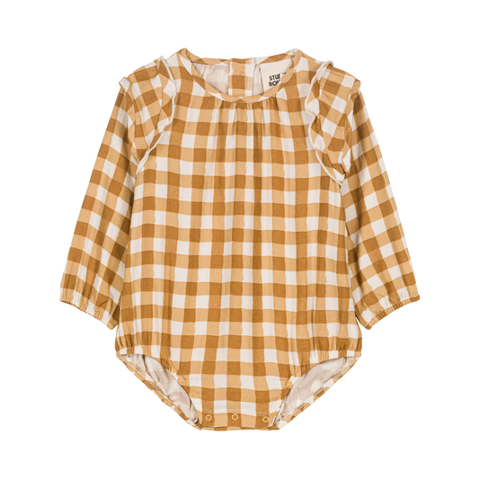 ROMPER ESMEE -   CARAMEL VICHY