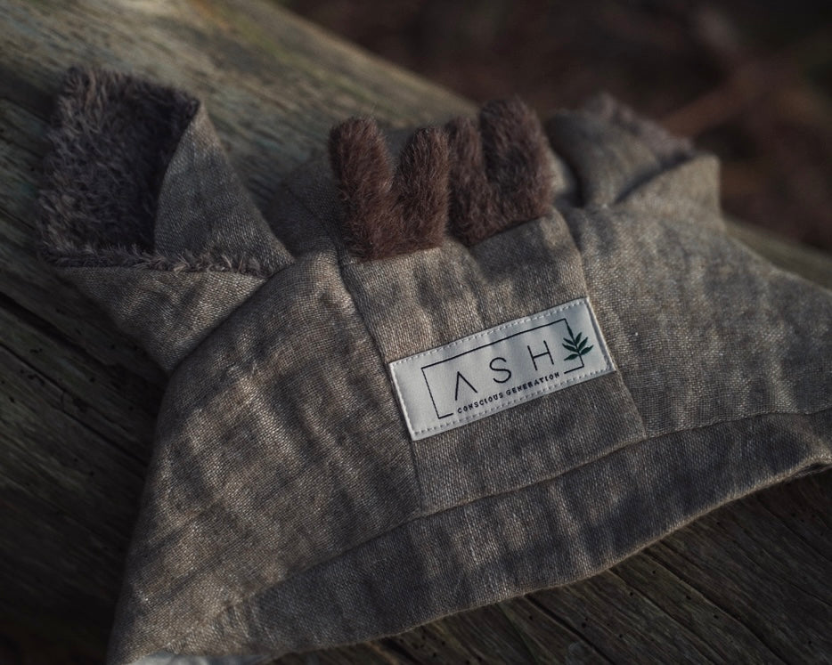 WOOL DEER BRIM BONNET - TUNDRA (ALPACA EAR)