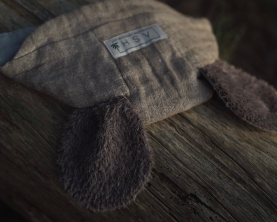 WOOL MOUSE BRIM BONNET - TUNDRA (ALPACA EAR)