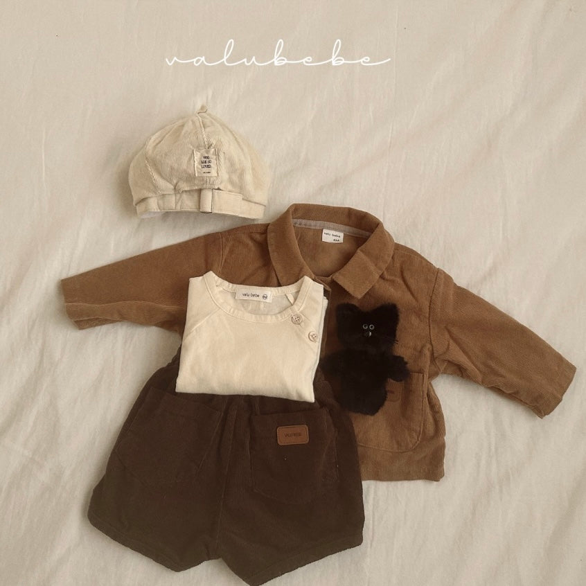 basic button tee