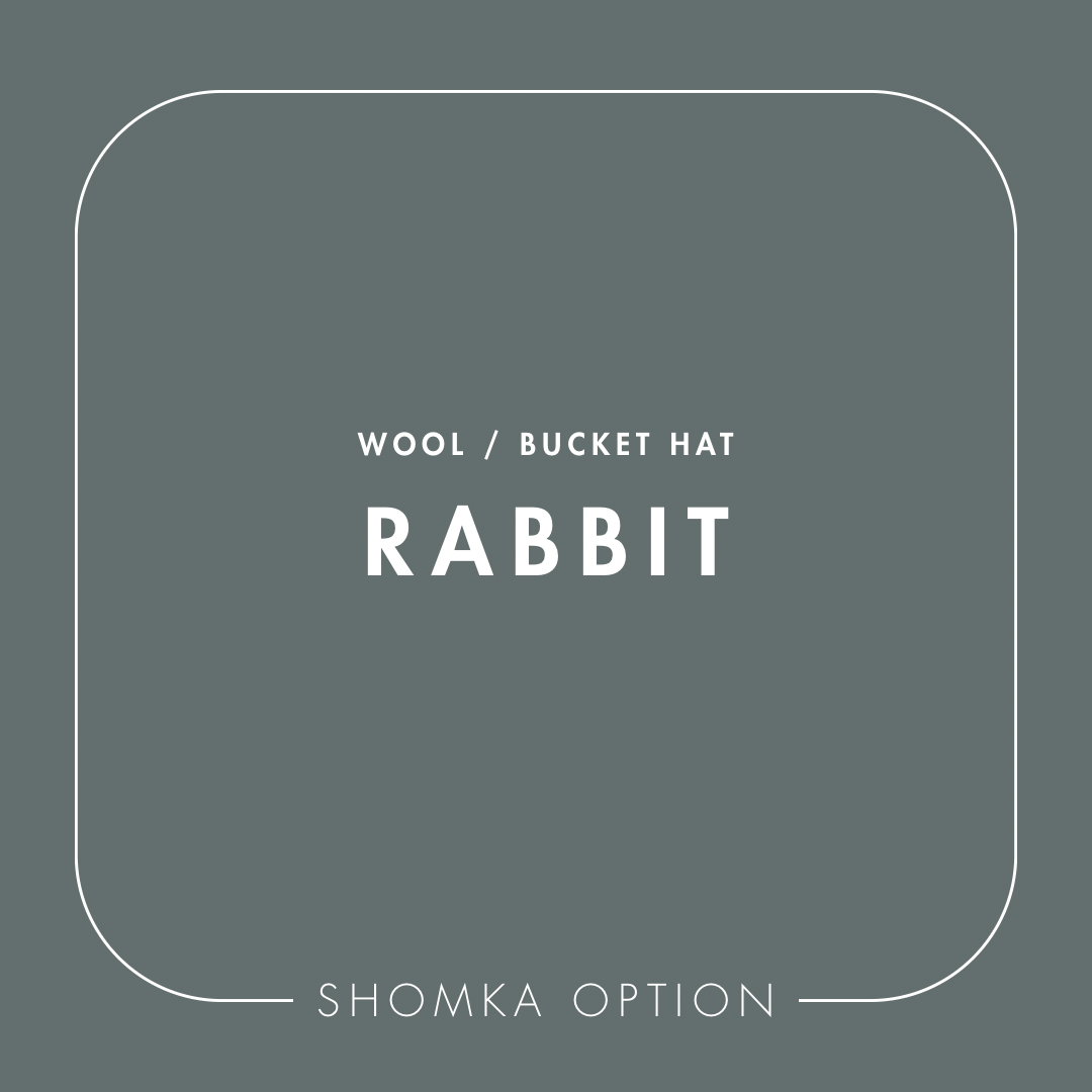 【SHÓMKA】option / type (wool bucket hat)