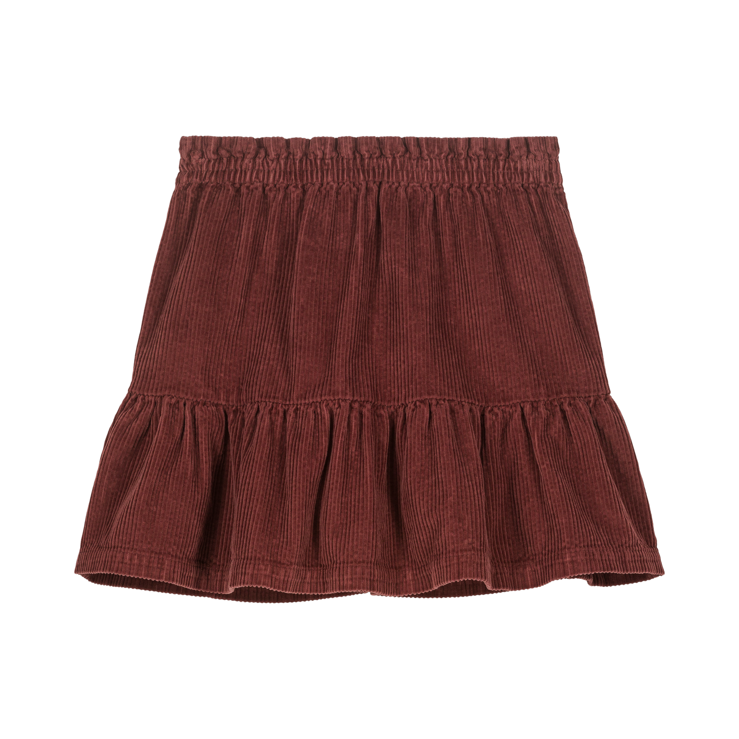 FRILL SKIRT - PLUM