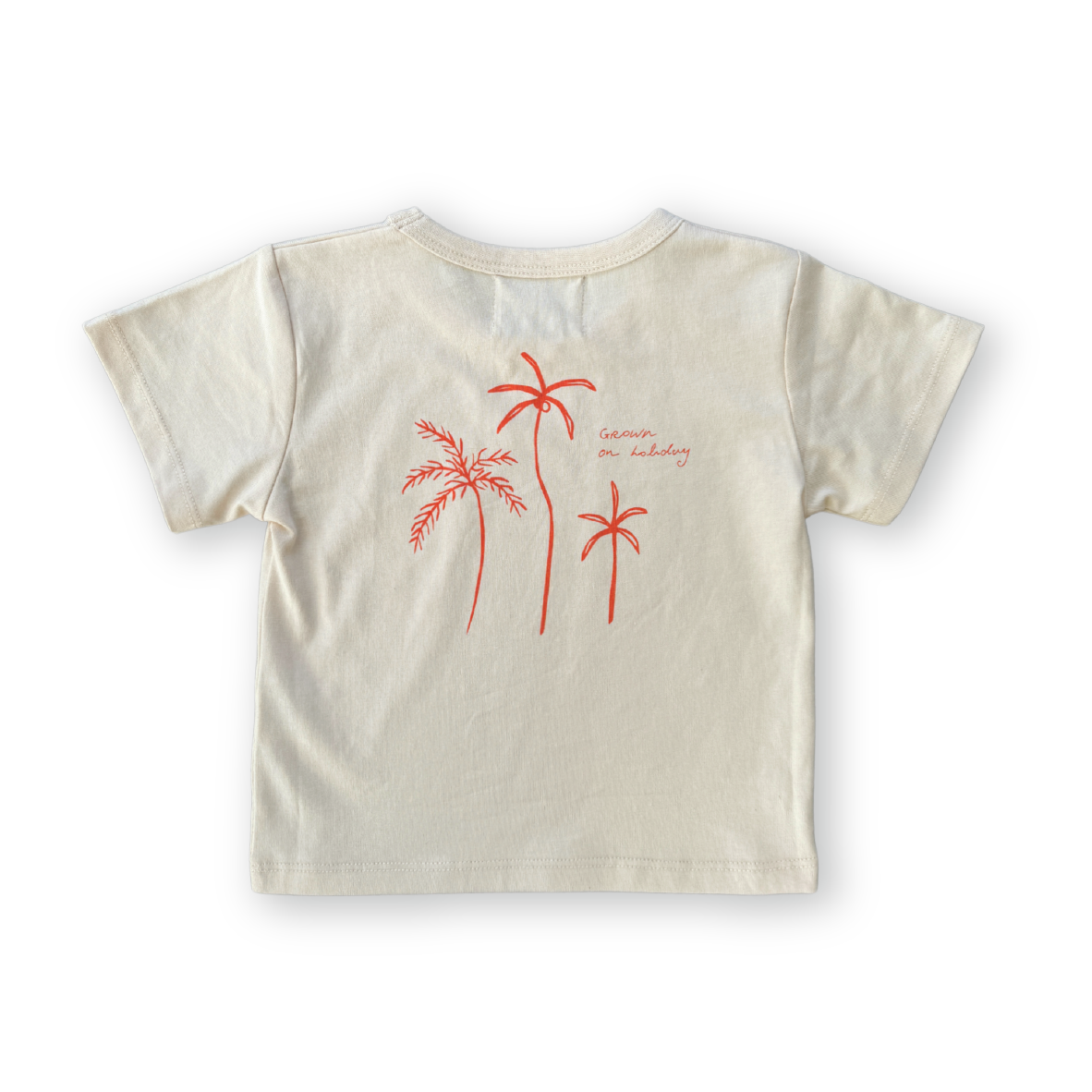 Organic Everyday Palm Tee Natural
