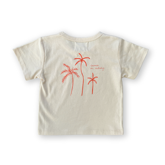 Organic Everyday Palm Tee Natural