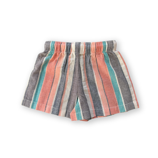 Summer Stripe Cotton Short - Summer Stripe