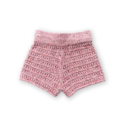 Summer Open-Knit Shorts - Blossom