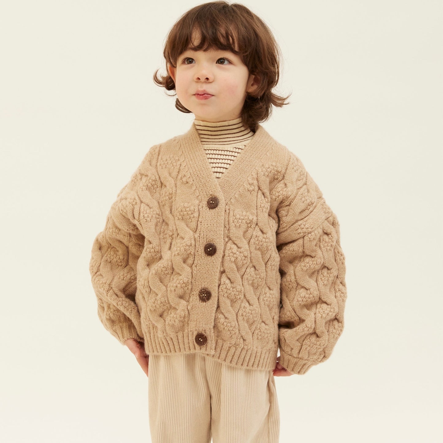 Knit T10 High Neck - Brown