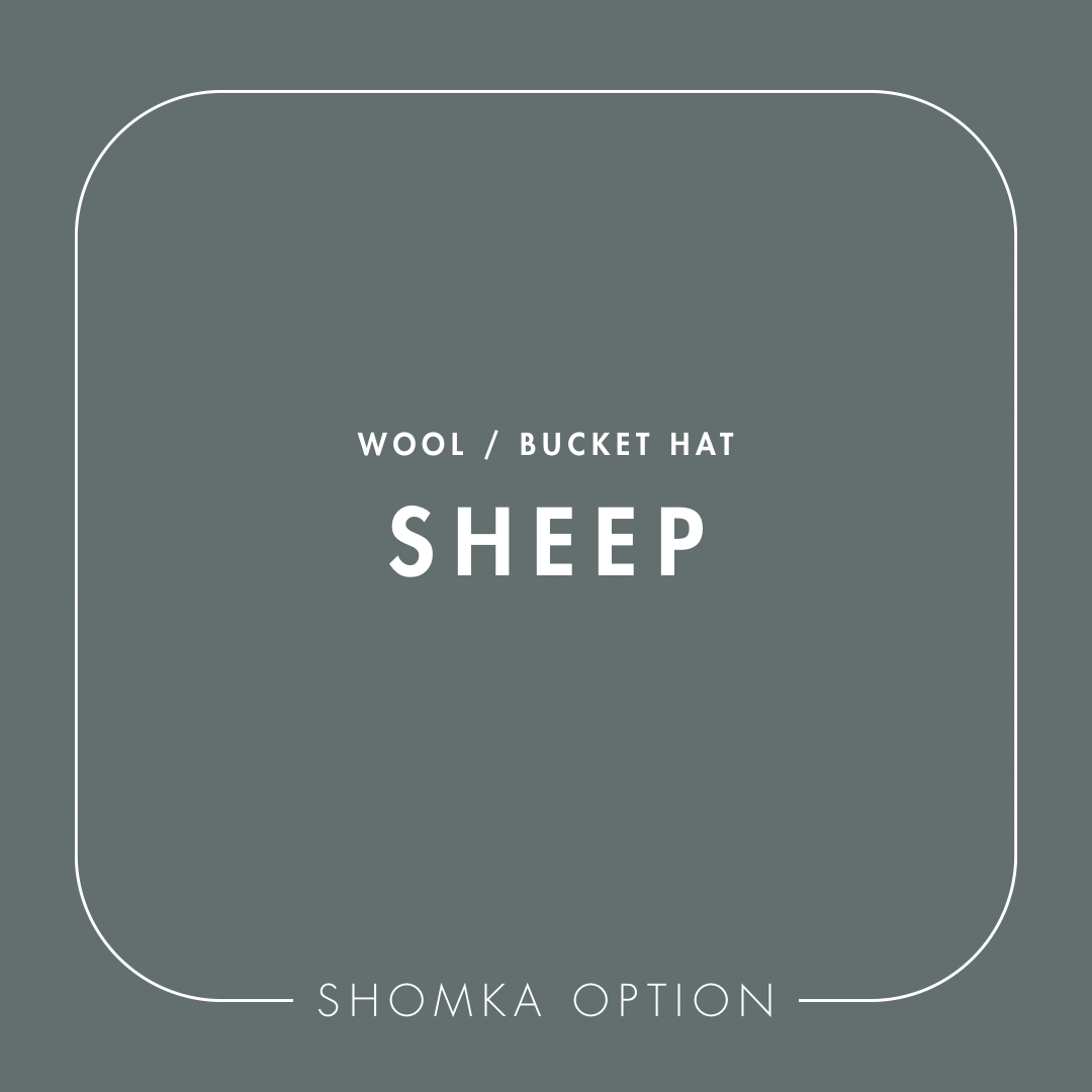 【SHÓMKA】option / type (wool bucket hat)