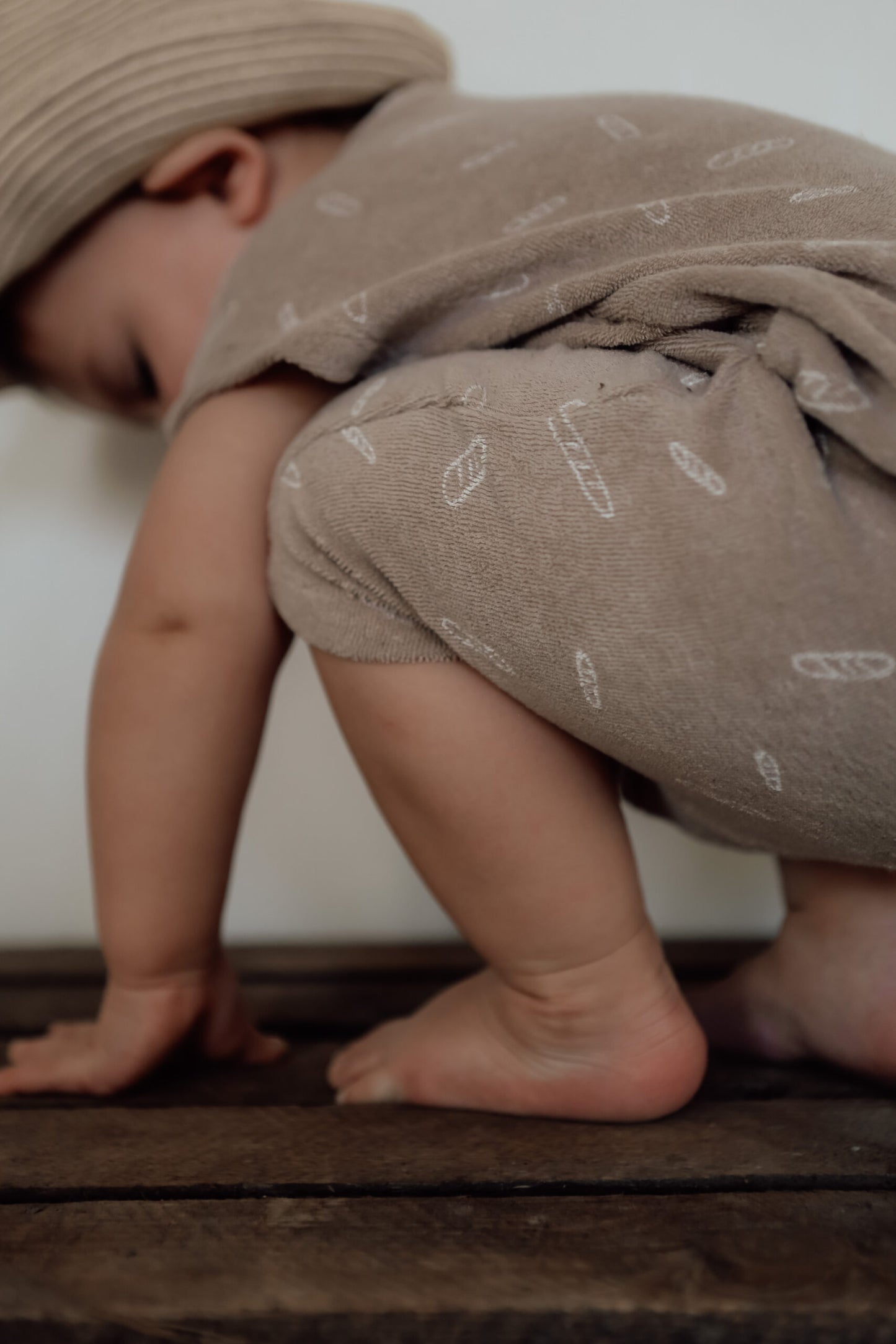 TERRY ONESIE SUIT BAGUETTE BEIGE