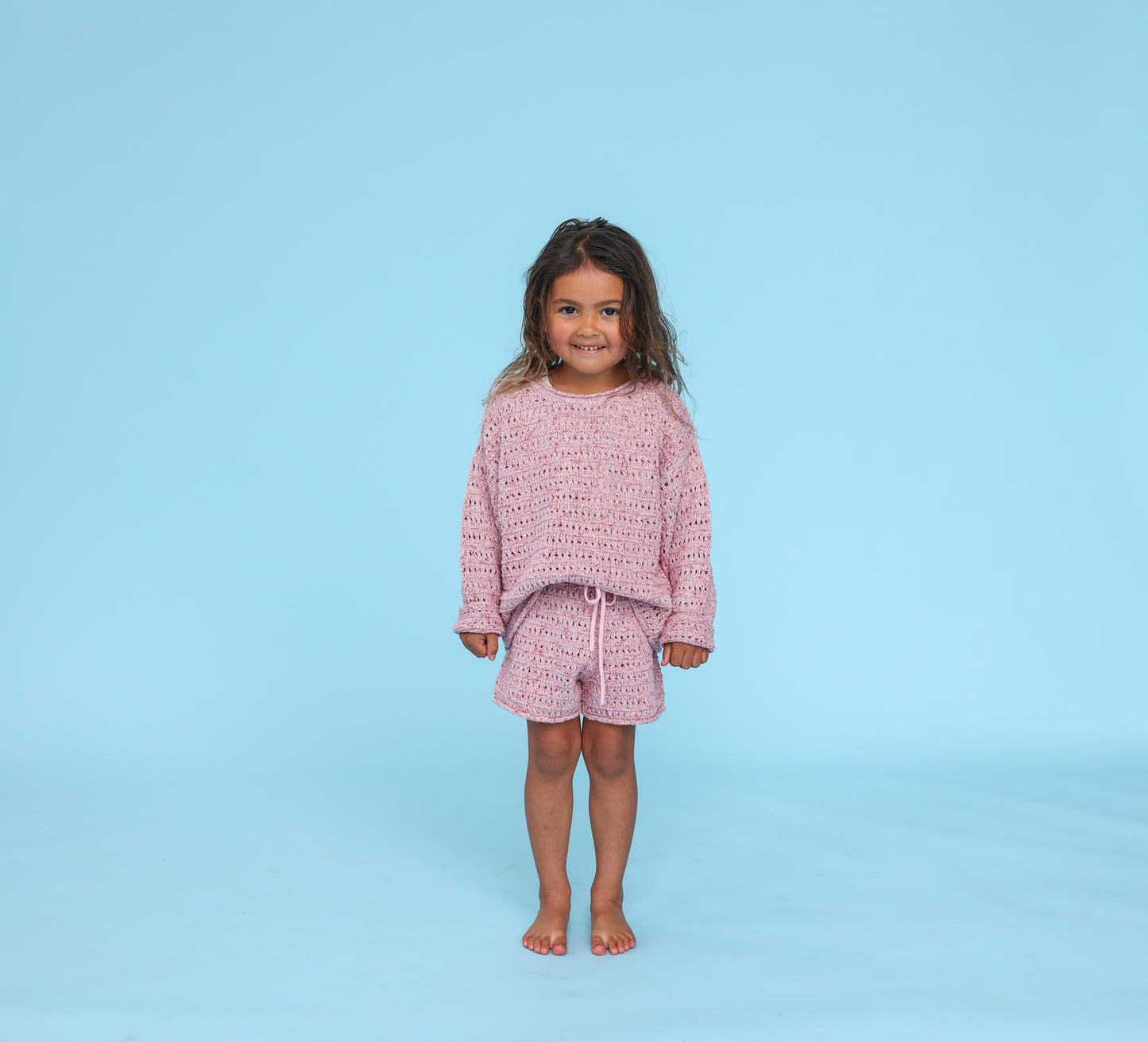 Summer Open-Knit Shorts - Blossom