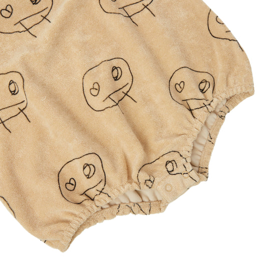 FREDS FACE TERRY TOWEL BODYSUIT