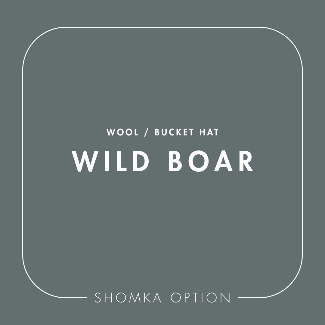 【SHÓMKA】option / type (wool bucket hat)