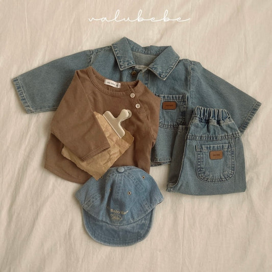 baby denim cap