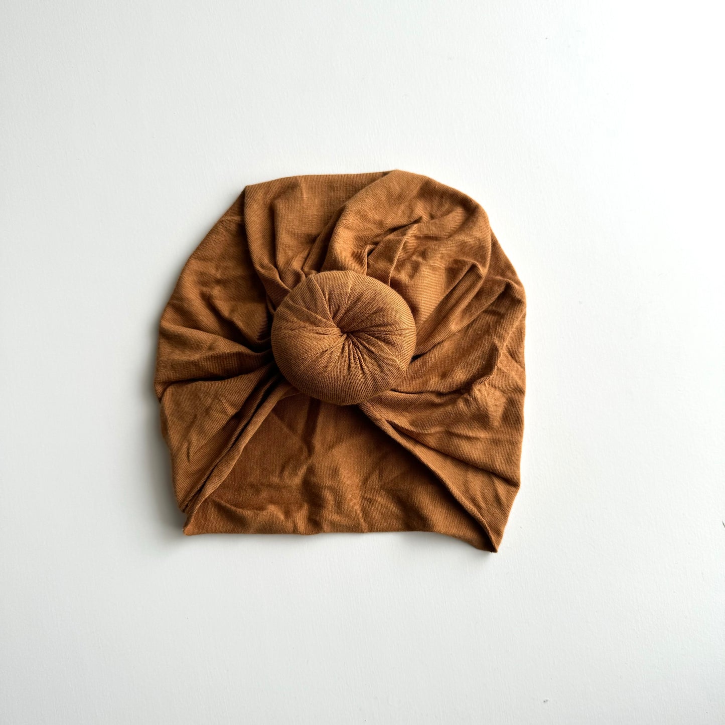 donut turban / camel