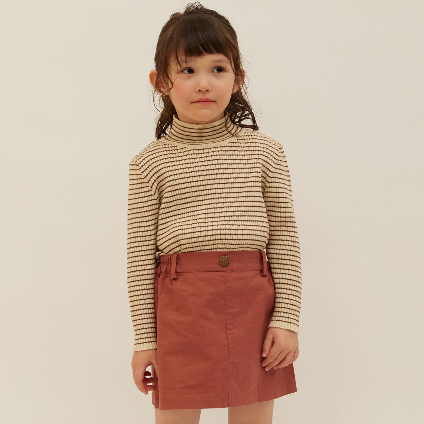 Knit T10 High Neck - Brown
