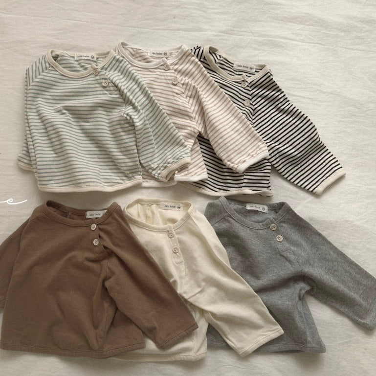basic button tee