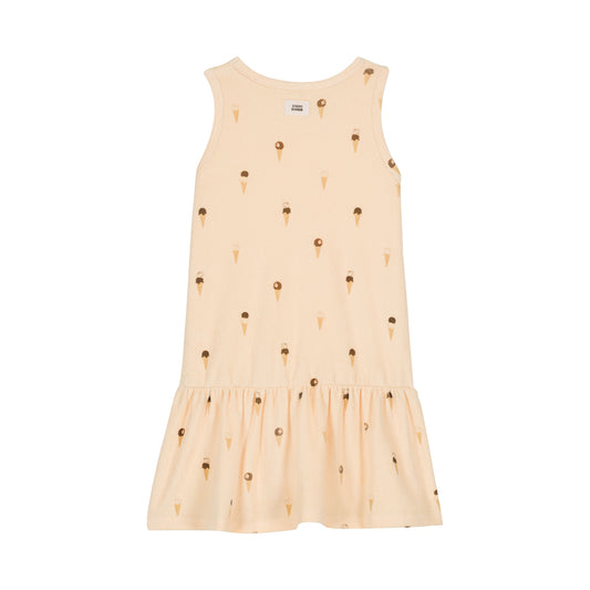 DRESS PLAYA TERRY - VANILLA / ICE CREAM