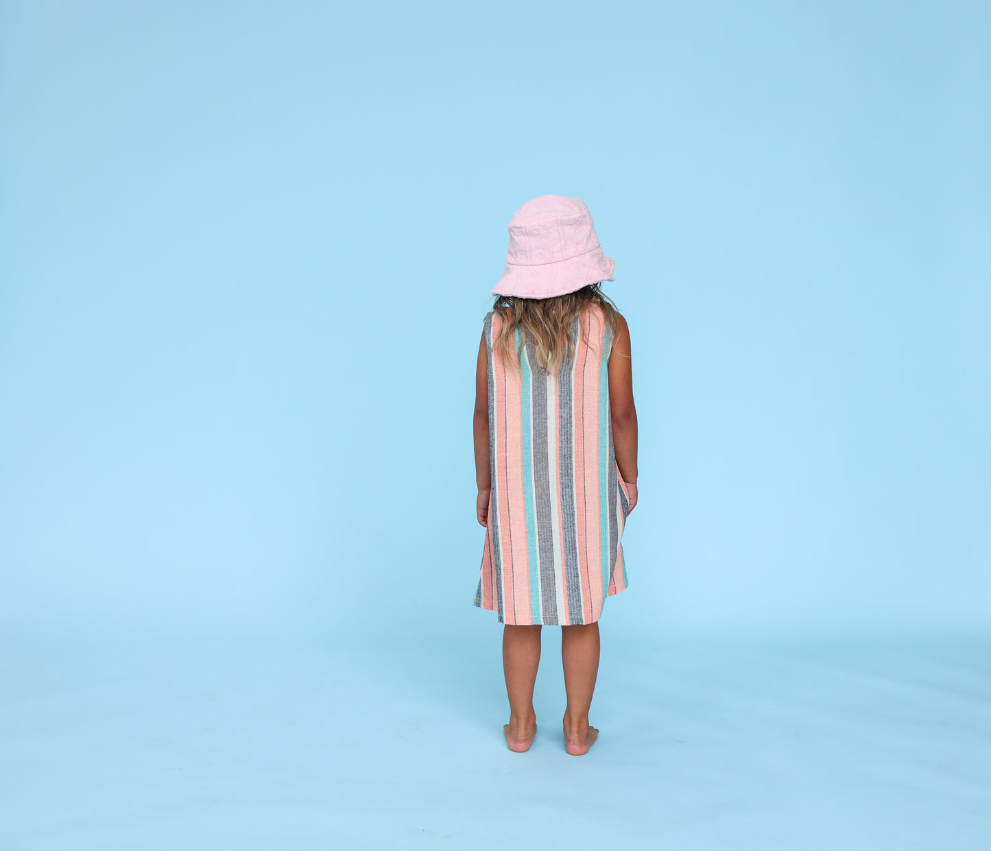 Summer Stripe Cotton Shift Dress - Summer Stripe