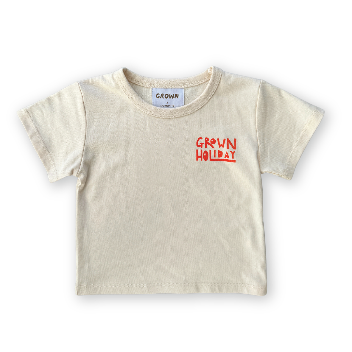 Organic Everyday Palm Tee Natural