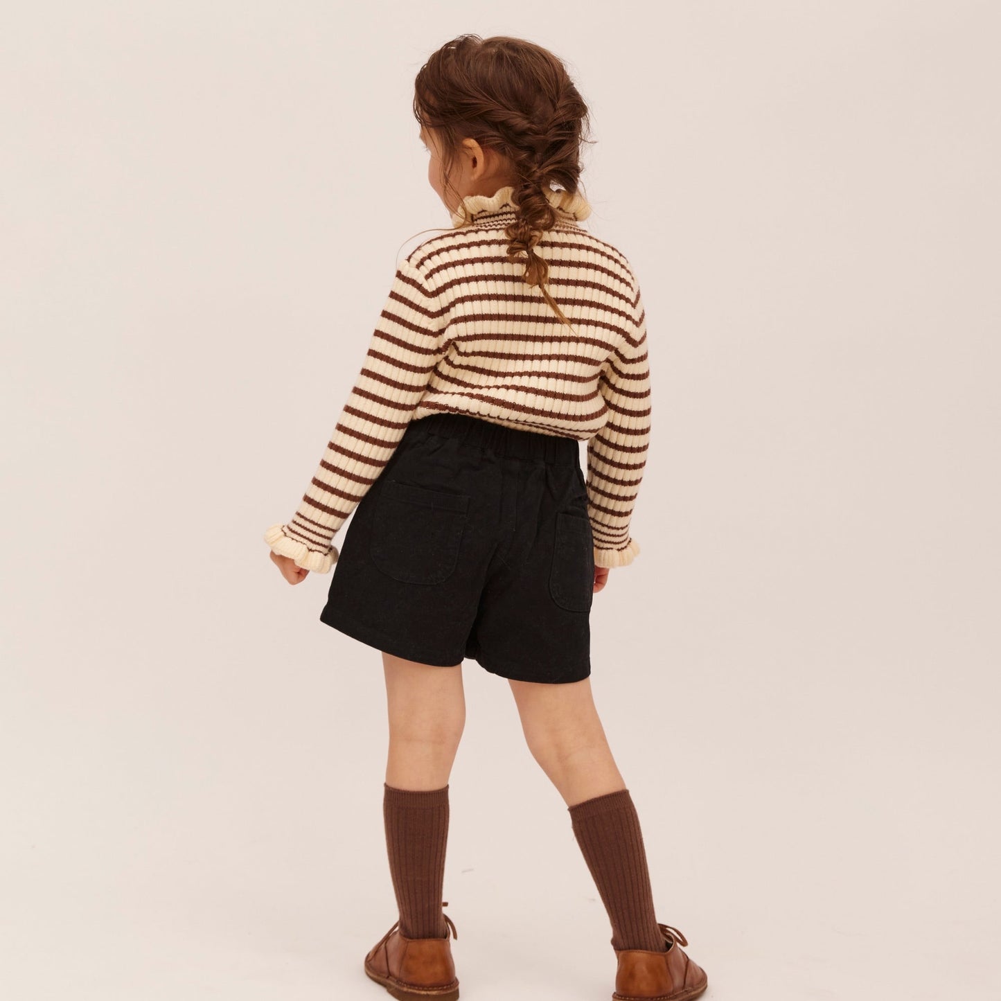 Knit T18 Frill - Brown