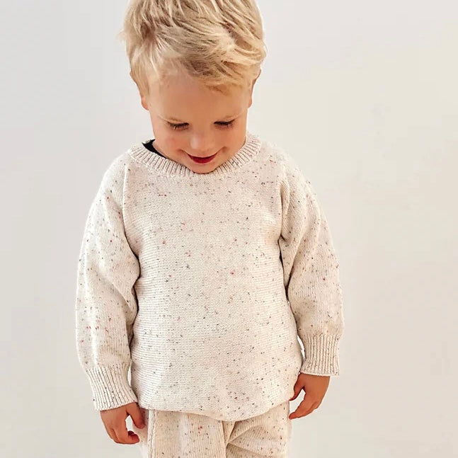 Jumper - Beige Speckle