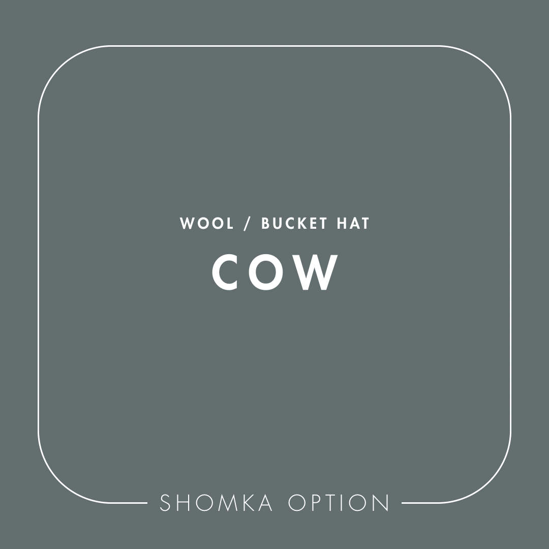 【SHÓMKA】option / type (wool bucket hat)