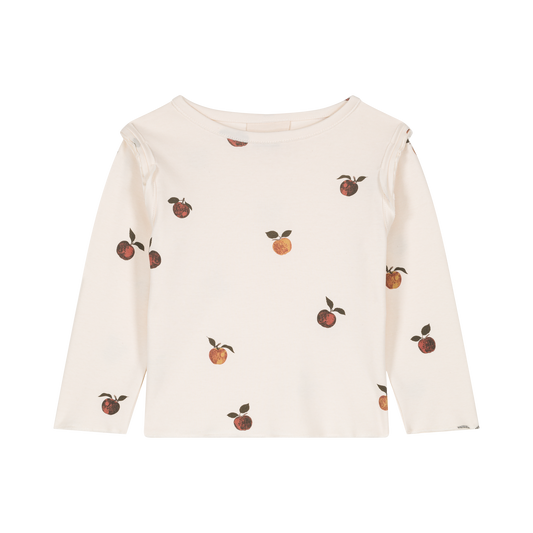 T-SHIRT LALA - ECRU / APPLES