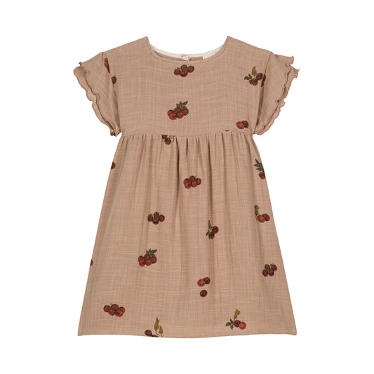 DRESS COUSINE - NOUGAT / TOMATO