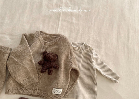 half neck stripe tee