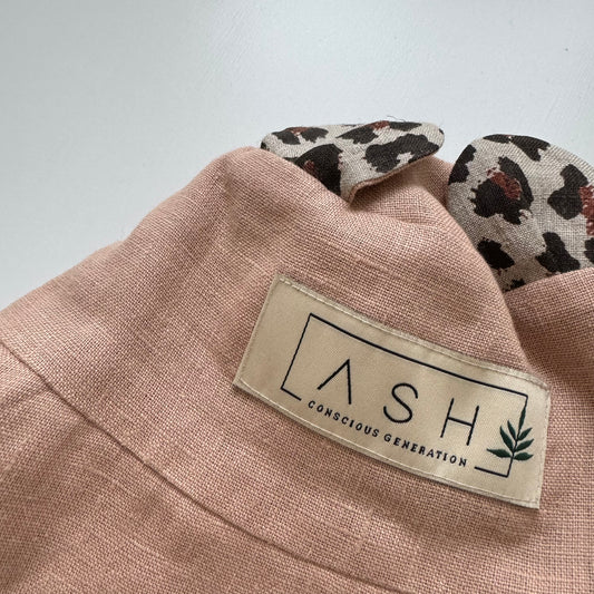 BEAR STRAIGHT HAT - MAGNOLIA (LEOPARD EAR)