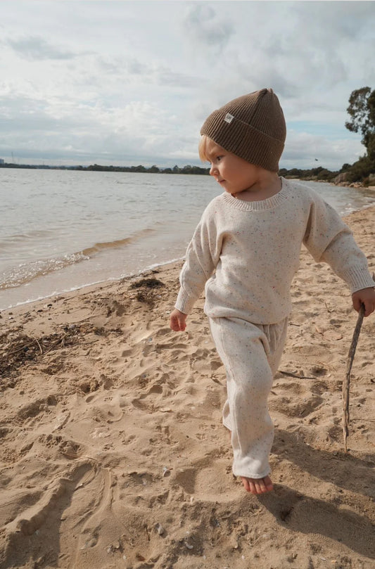 Jumper - Beige Speckle