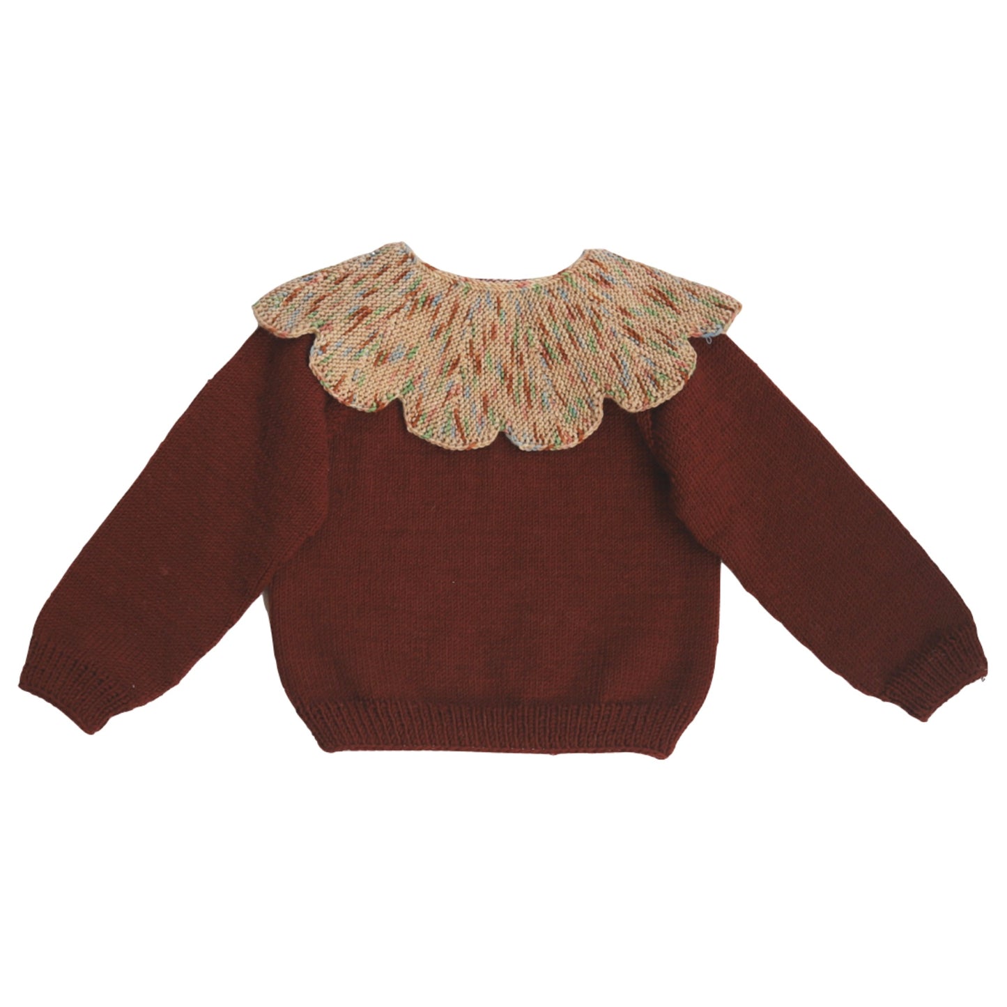 Daisy Sweater - Chestnut / Cottoncandy