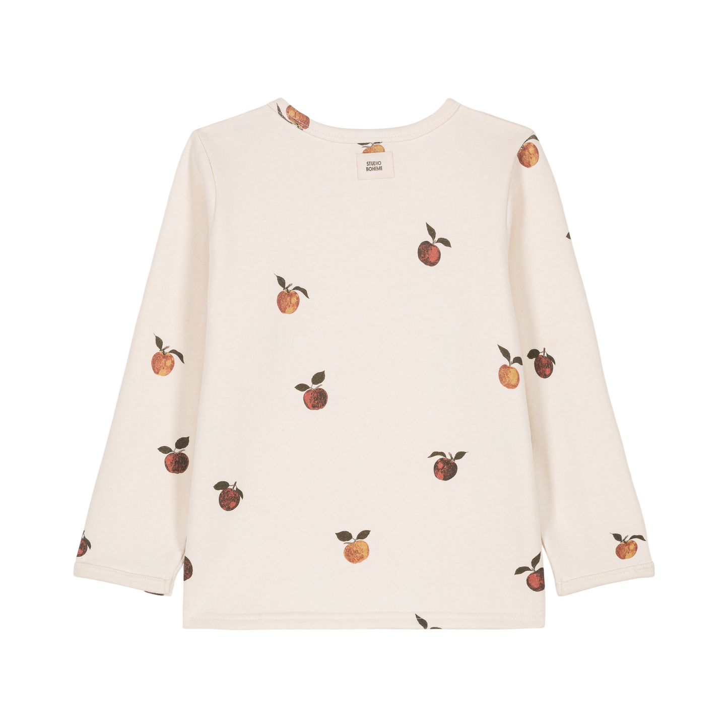 SWEAT-SHIRT NOE - ECRU / APPLES