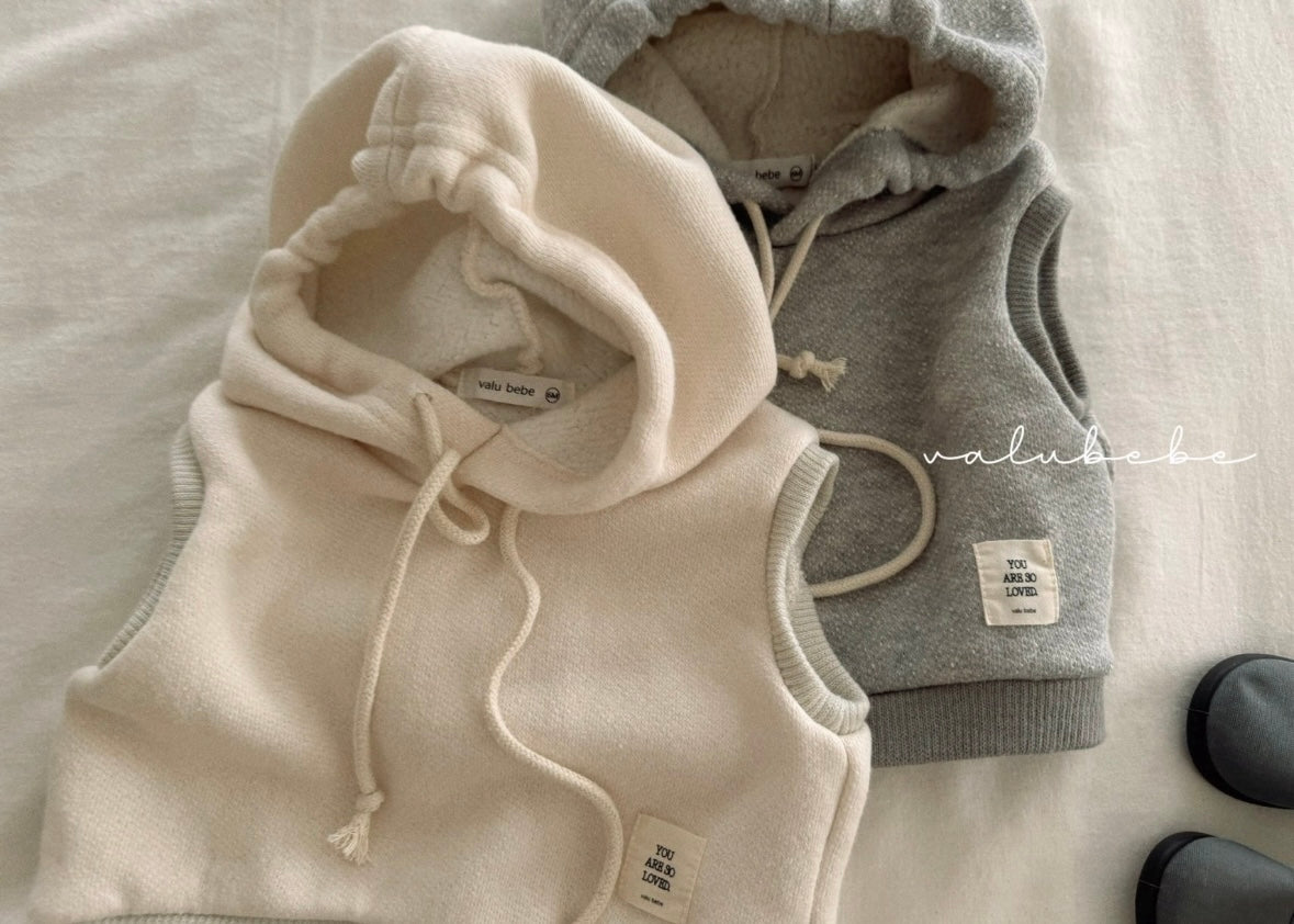 popcorn hood vest